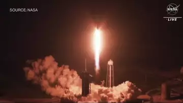 SpaceX Launches International Crew to Space Station