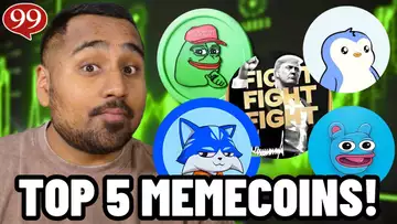 The Top 5 Memecoins to BUY NOW! | Next 10x to 50x crypto?!