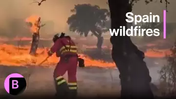Spanish Wildfires Spread as Extreme Conditions Blanket Nation