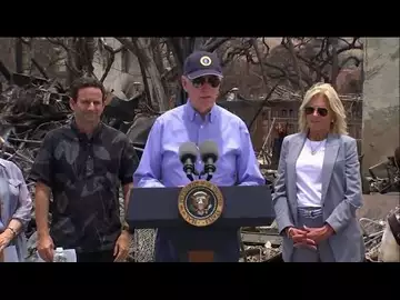 Biden Says Hawaii Will Be Rebuilt After Wildfires