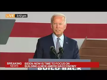 Biden Says Trump Is Focused on the Stock Market, Not Small Business