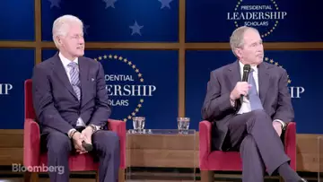 Clinton, Bush Reflect on Life After Leaving Office