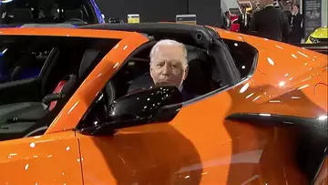 Biden Revs Up Gas-Powered Corvette
