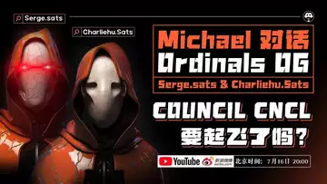 Michael对话Ordinals OG. Council cncl要起飞了吗?