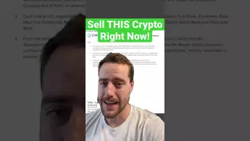 Sell This Crypto ASAP!
