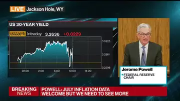 Fed Chair Powell Gives Eight Minute Speech at Jackson Hole
