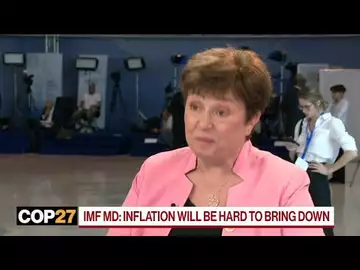 IMF MD Kristalina Georgieva Says Global Inflation May Be Nearing Its Peak