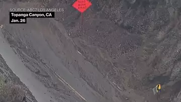 Heavy Rains Help California Firefighters, but Lead to Mudslides