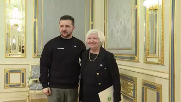 Treasury Secretary Yellen Makes Secret Trip to Kyiv, Ukraine