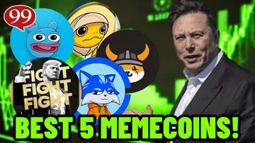 Best 5 Meme Coins To Buy NOW! (10X to 50X Potential Meme Coins!?!)