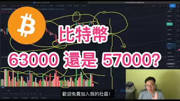 比特币 | 比特幣BTC接下來是將漲到63000還是跌去57000? | BTC | 以太坊 | ETH | 比特幣 | 比特币预测 | 比特币行情