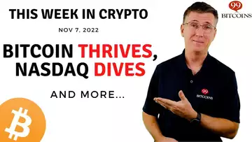 🔴Bitcoin Thrives, NASDAQ Dives | This Week in Crypto – Nov 7, 2022