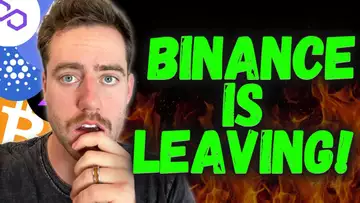Binance Is LEAVING, Bitcoin Falling On News!