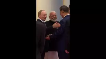 Putin, Modi, Xi Huddle at China Security Summit #politics #india #russia #china