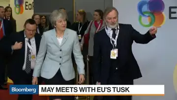 U.K.'s May Seeks Assurances in Meeting With EU's Tusk