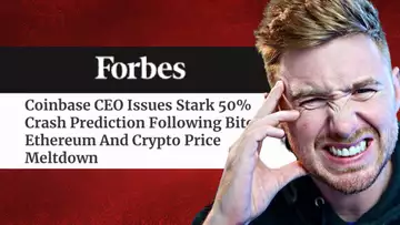 Coinbase CEO Issues Stark 50% Crash Prediction Following Bitcoin, Ethereum And Crypto Price Meltdown