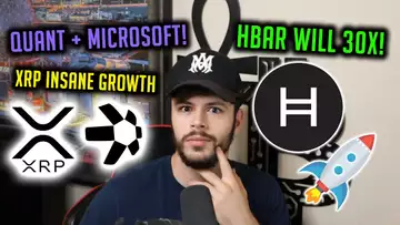 🔮 *MUST WATCH* HBAR WILL 30X!? QUANT + MICROSOFT! XRP GROWTH IS INSANE! ETHEREUM MERGE UPDATE!