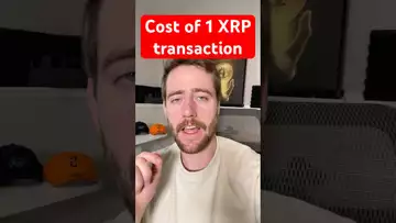 WHAT 1 XRP RIPPLE TRANSACTION COSTS