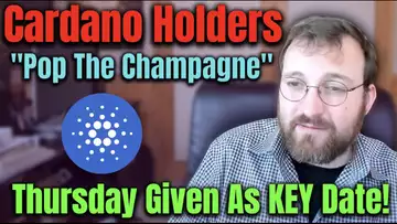 Charles Hoskinson Says If You Have Champagne Now Is The Time To Pop It! Huge Cardano Update & Dates