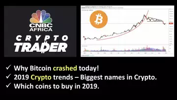 Why Bitcoin Crashed today. 2019 Crypto Market Predictions.