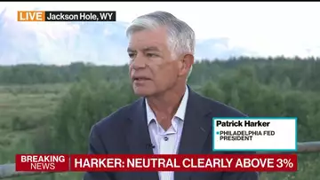 Fed's Harker on Inflation, Neutral Rate, Recession