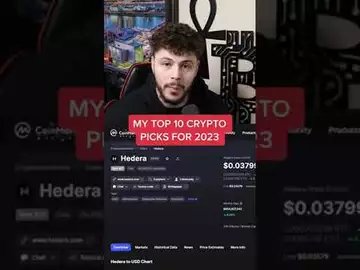 My Top 10 Crypto Picks For 2023!