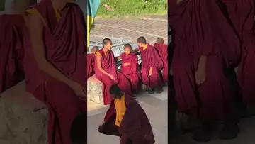 尼泊尔最阿弥陀佛学院，这些小沙弥从一岁就开始学习佛 I’m法，这里将诞生未来的灵性大师，向世界传递善的力量！￼