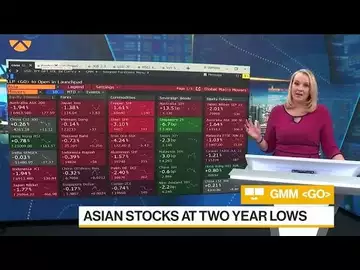 Asian Stocks Slide to Two-Year Low; Yen Tumbles