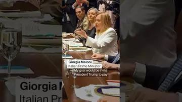 Italy's Meloni: I'm sure we can make a deal #tariffs #trump #politics