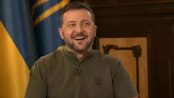Zelenskiy Laughs Off Question About Biden's Age