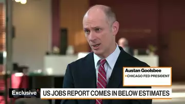 Fed's Goolsbee on Inflation 'Bump' and Rate Policy