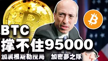 BTC强撑95000美元?川普再添强援;加里·根斯勒搅局;微策略组建“加密梦之队”;BTV演绎小币传奇 20241223