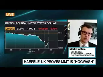 UK Proves MMT Is 'Hogwash,' UBS's Haefele Says