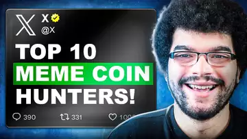 TOP 10 X Accounts To Follow For MEME COIN Alpha!