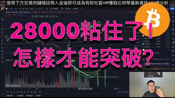 比特幣在28000被神秘力量粘住了!怎樣才可以突破?BTC | ETH | 自然交易理論 | 交易 | 趨勢 | 行情 | 區塊鏈 |