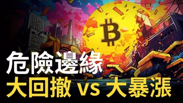 比特幣危險邊緣︱BTC大回撤或大暴漲 ? 注意比特币這線︱山寨幣回徹潮注意