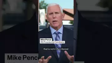 Mike Pence calls for transgender military ban #bloomberg #politics #shorts