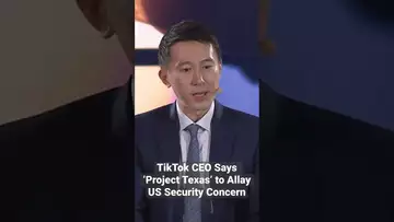 TikTok CEO Shou Zi Chew said the company is working to isolate sensitive data from US users. #shorts