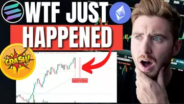 WHY DID THE CRYPTO MARKET JUST CRASH!? - Should you buy the dip!? (URGENT)