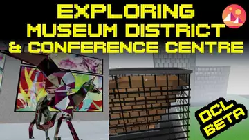 Exploring Decentraland BETA: Museum District and Conference District