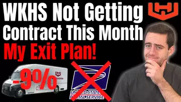 Workhorse Not Getting USPS Contract This Month! My Selling Plan For WKHS Stock!