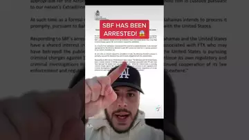 SBF HAS BEEN ARRESTED OFFICIALLY! 😱