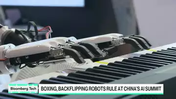 Robots Dance, Box, and Play Piano at China’s AI Summit