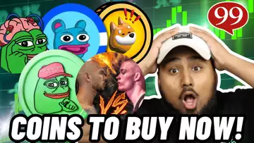 TOP 5 MEME COINS TO BUY DURING THE CRYPTO CRASH!!!