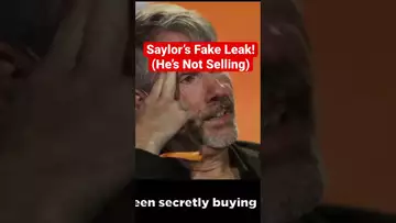 Leaked Audio Says Saylor Is Selling Bitcoin For Ethereum. 🚨IT’S FAKE🚨