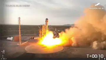 Blue Origin Rocket Carries All-Female Crew to Space