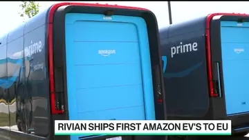 Rivian Starts Delivering Electric Vans to Amazon