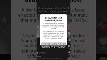 TikTok restores service in the US #trump #bloomberg #socialmedia