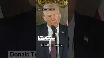 Trump says the Gulf of Mexico will become the "Gulf of America"