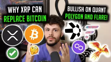 ⚠️ WHY XRP CAN REPLACE BITCOIN! FLARE LAUNCHES! QUANT IS PUMPING! BULLISH ON POLYGON!